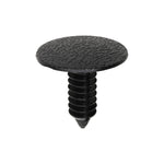 8mmx24mm Black Nylon Single Head Kick Plate Christmas Tree Retainer, 25mm Head
