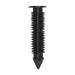 5/16"x1-5/16" Black Nylon Single Head Bumper Cover Christmas Tree Retainer Replacement, 13/32" Head