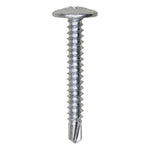 #8x1-1/4" Phillips Truss Head Washer Teks, Type 2 Self-Drilling Tek, 7/16" Washer, Zinc