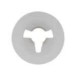 11mmx9mm White Nylon Park And Turn Signal Grommet, 13mm Head