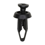 6mmx17mm Black Screw-Type Fender And Rocker Panel Retainer with Closed End, 12mm Head