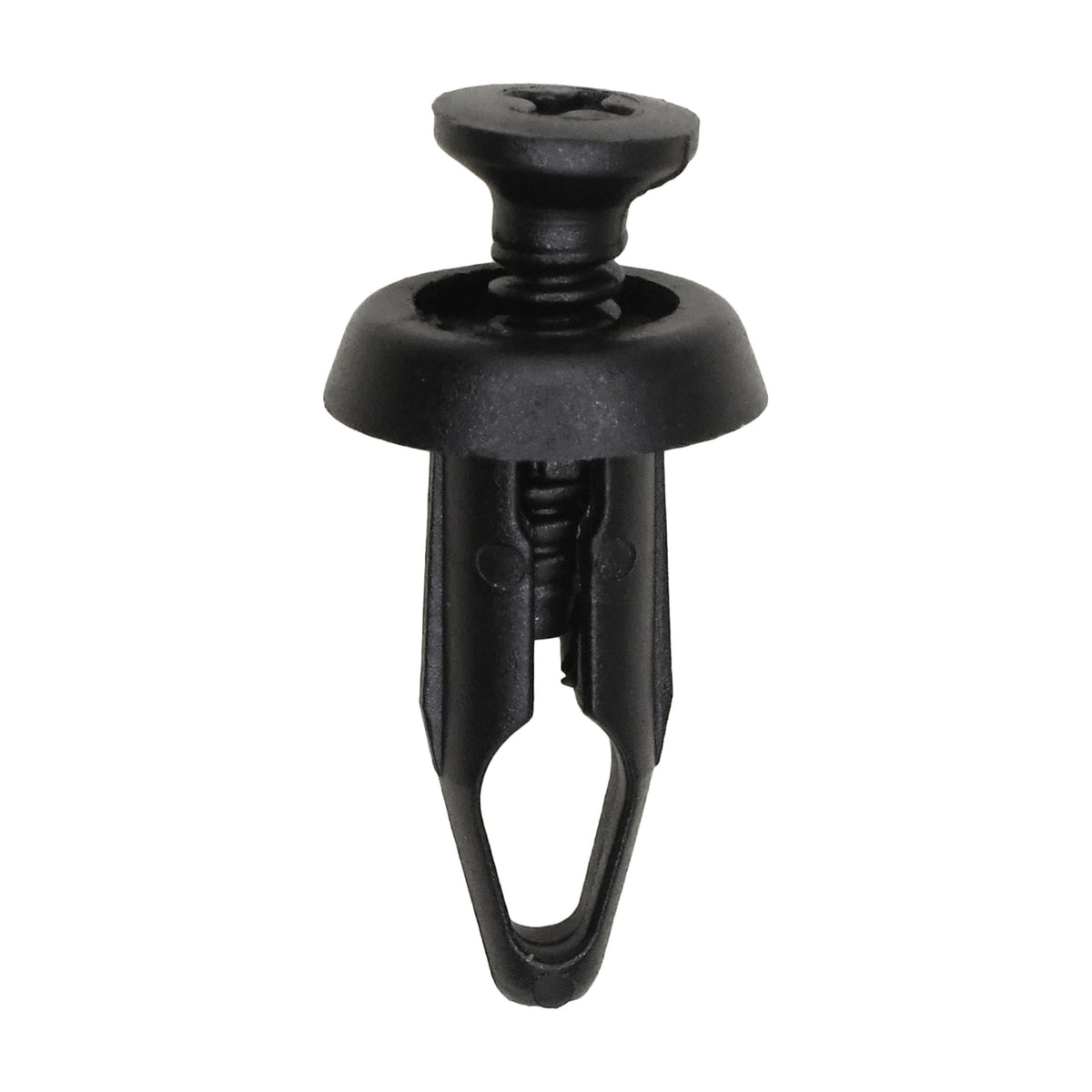 6mmx17mm Black Screw-Type Fender And Rocker Panel Retainer with Closed End, 12mm Head