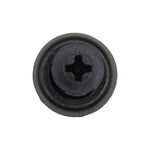 6mmx17mm Black Screw-Type Fender And Rocker Panel Retainer with Closed End, 12mm Head