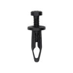 6mmx20mm Black Screw-Type Rocker Panel Retainer with Closed End, 11mm Head