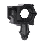 1/4" Black Nylon Wire Loom Routing Clip, 3/8"