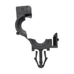1/4" Black Nylon Wire Loom Routing Clip, 3/8"