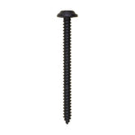 #8x2" Phillips Truss Head Flat Washer Tapping Screw, Type A/AB, Black E-Coat