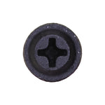 #8x2" Phillips Truss Head Flat Washer Tapping Screw, Type A/AB, Black E-Coat