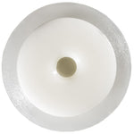 8mmx24mm White Nylon Triple Head Door Molding Christmas Tree Retainer, 16mm Head