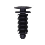 8mmx19mm Black Nylon Double Head Trim Panel Christmas Tree Retainer, 13mm Head