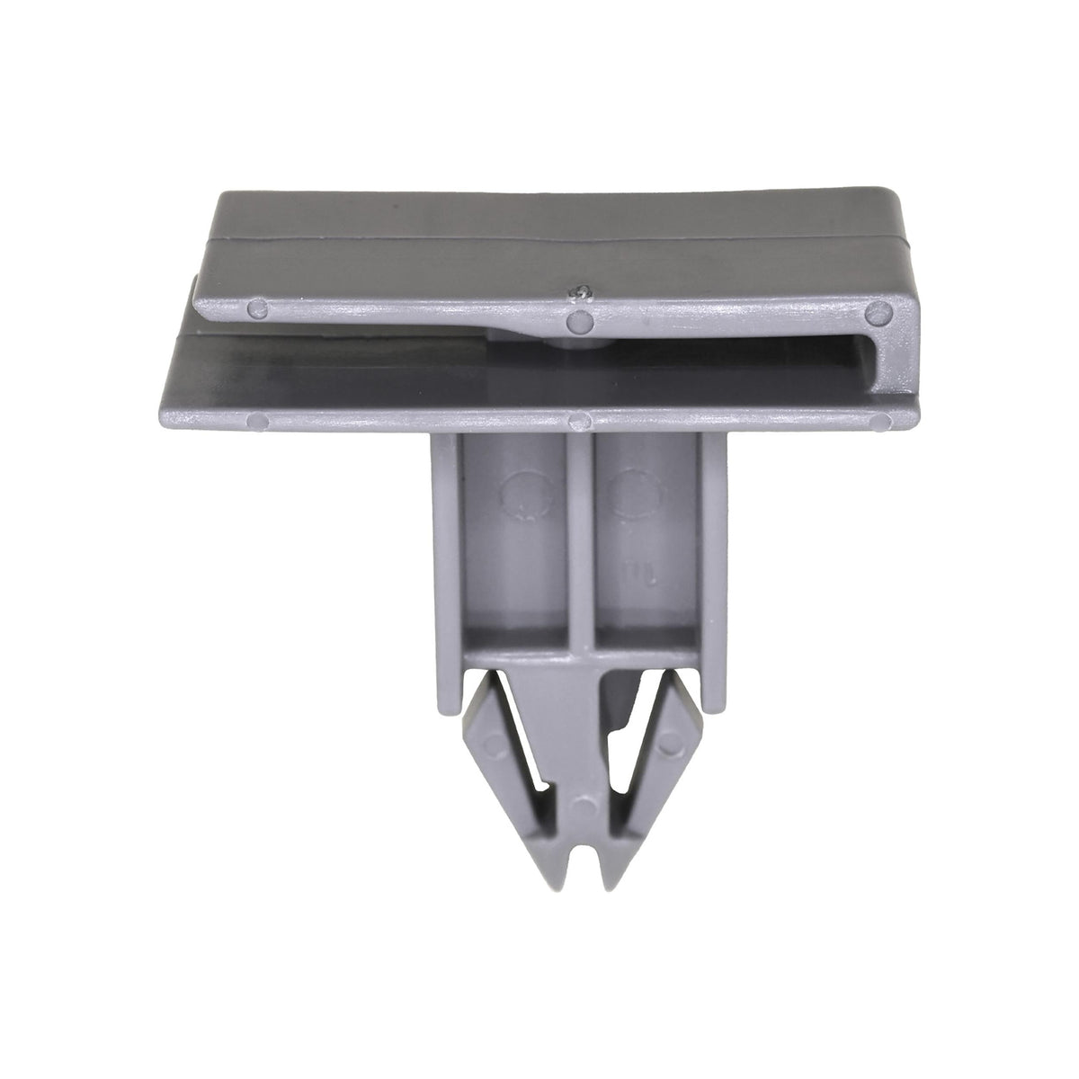 7/16"x1-1/4" Gray Nylon Rocker Panel Clip, 11/16"x1-1/2" Top Head Size