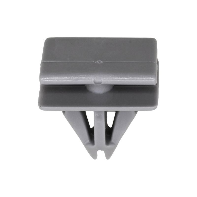 7/16"x9/16" Gray Nylon Rocker Panel Clip, 9/16"x3/4" Top Head Size