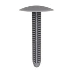 5/16"x1-3/4" Medium Graphite Nylon Single Head Trim And Garnish Christmas Tree Retainer Med, 1" Head
