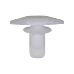 5mmx8mm White Nylon Double Head Weatherstrip Christmas Tree Retainer