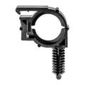 1/2" Black Nylon Wire Loom Routing Clip, 11/16"