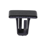 5/8" Black Nylon Rocker Panel Clip Head Size, 7/16"x25/64" Head