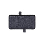 5/8" Black Nylon Rocker Panel Clip Head Size, 7/16"x25/64" Head