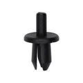9mmx14mm Black Push-Type Rocker Panel Retainer with Open End, 16mm Head