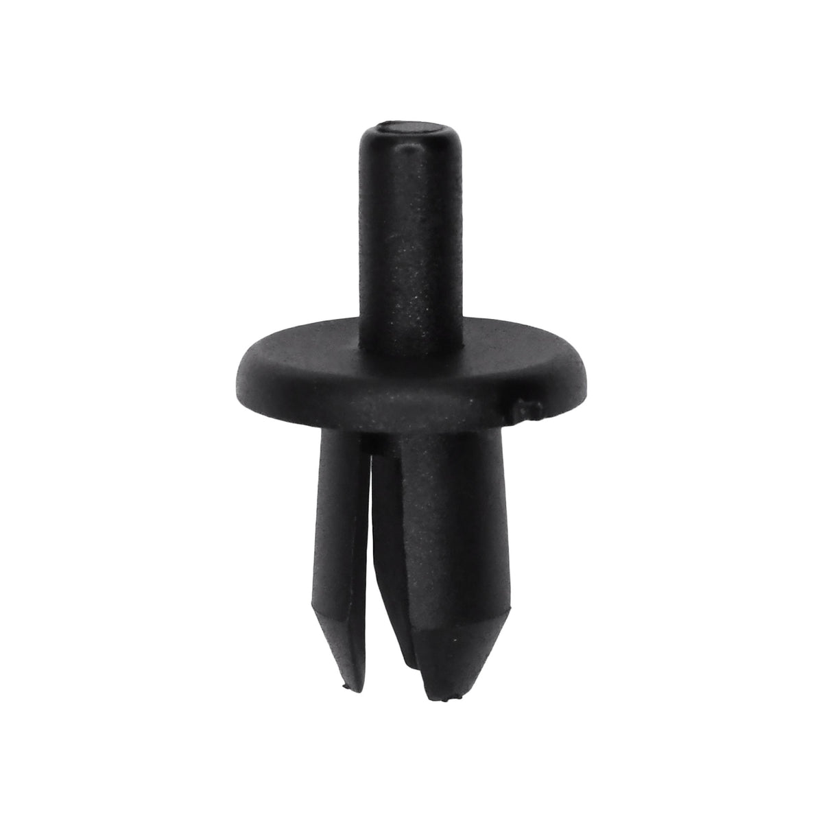 9mmx14mm Black Push-Type Rocker Panel Retainer with Open End, 16mm Head