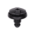 8mmx8mm Black Screw-Type Retainer with Open End, 20mm Head