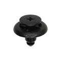 7mmx8mm Black Screw-Type Retainer with Open End, 20mm Head, Phillips