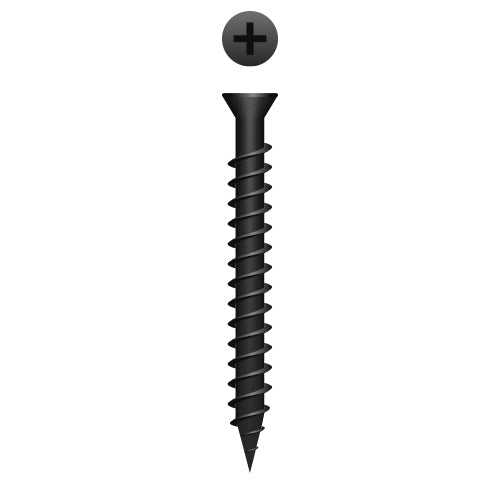 #6 Strong-Point Trim Head 6 x 2-1/4, PH, Sharp Point, Phosphate