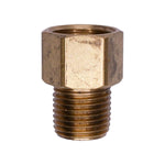 1/8" Brass Threaded Sleeve Double Compression Male Connector Npt Threads, 1/4"