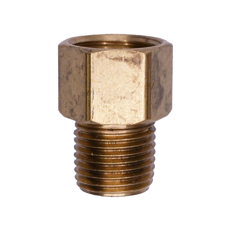 1/8" Brass Threaded Sleeve Double Compression Male Connector Npt Threads, 1/4"