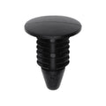 6mmx12mm Black Nylon Single Head Trim Panel Christmas Tree Retainer, 10mm Head