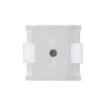 M4.2 White Nylon Cowl Vent Grommet, 10mmx14mm Square Hole