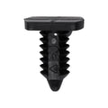 5.5mmx12mm Black Nylon Double Head Weatherstrip Christmas Tree Retainer