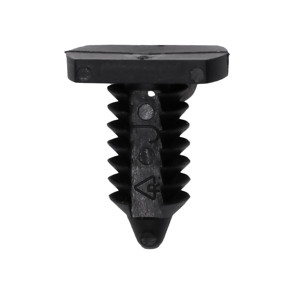 5.5mmx12mm Black Nylon Double Head Weatherstrip Christmas Tree Retainer