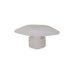 6mmx6mm White Nylon Double Head Weatherstrip Christmas Tree Retainer