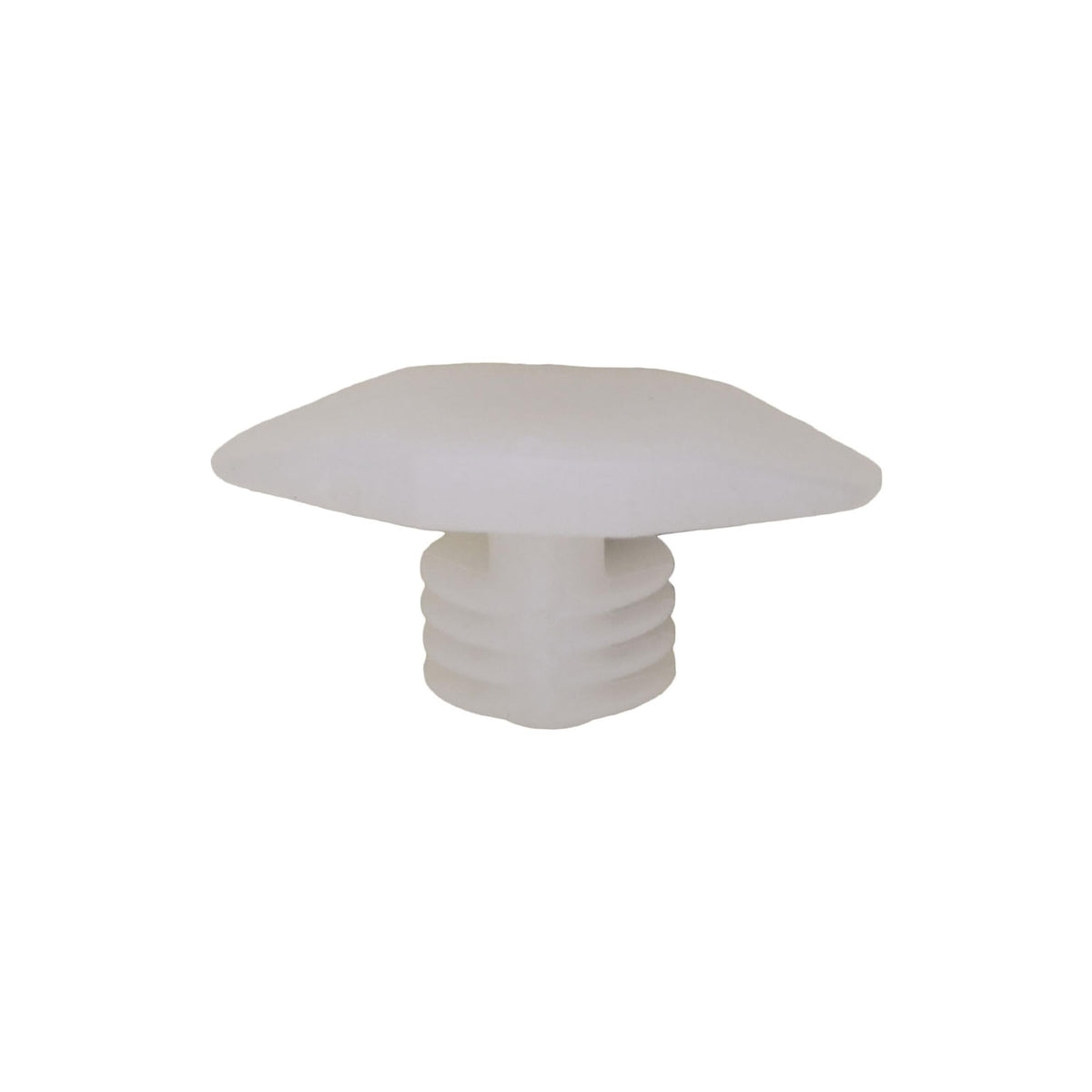 6mmx6mm White Nylon Double Head Weatherstrip Christmas Tree Retainer