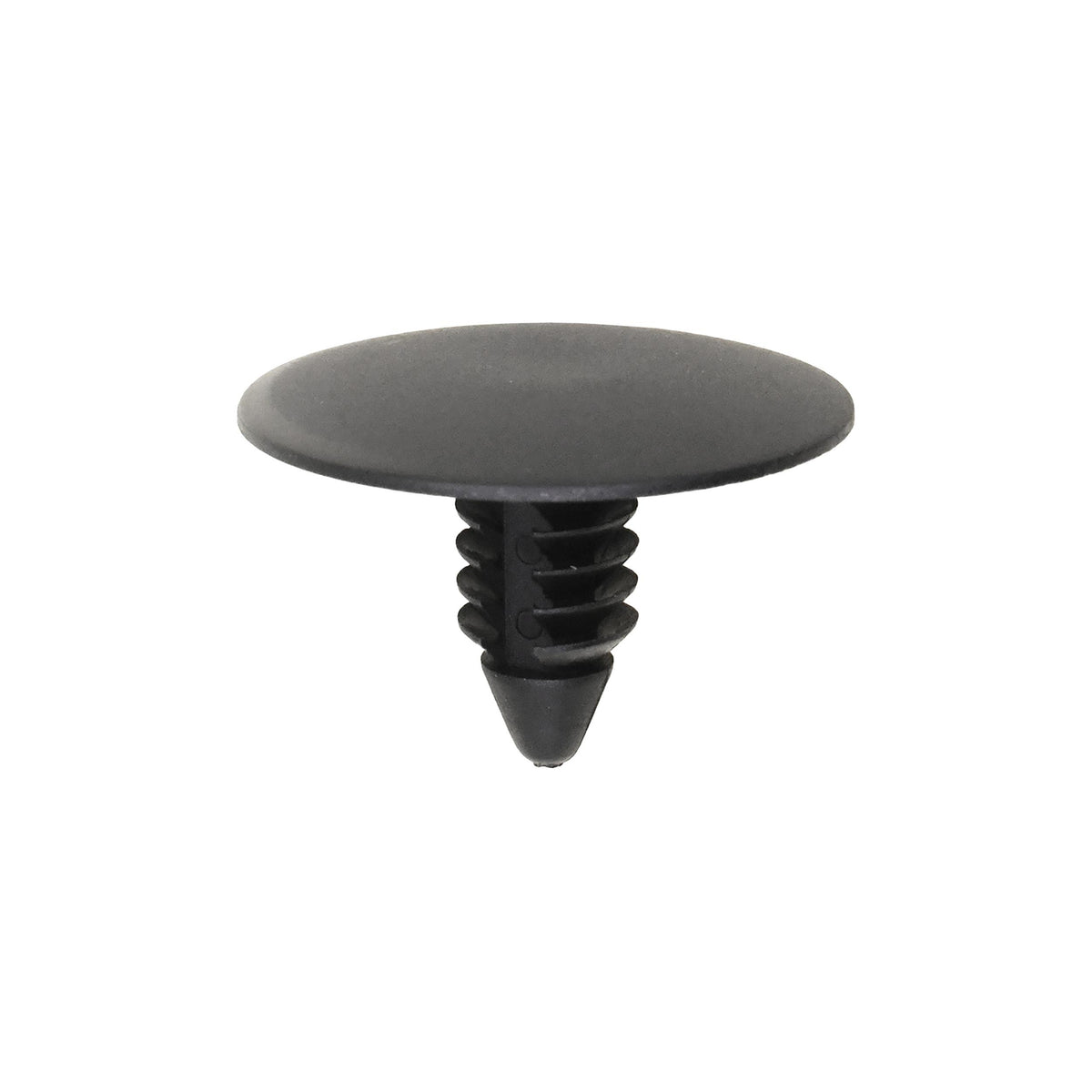 5/16"x5/8" Black Nylon Single Head Christmas Tree Retainer, 1" Head