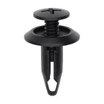 6mmx18mm Black Screw-Type Retainer with Closed End, 16mm Head
