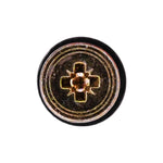 38mm Black Nylon Cowl Grille Retainer Under, Yellow Zinc Chromate
