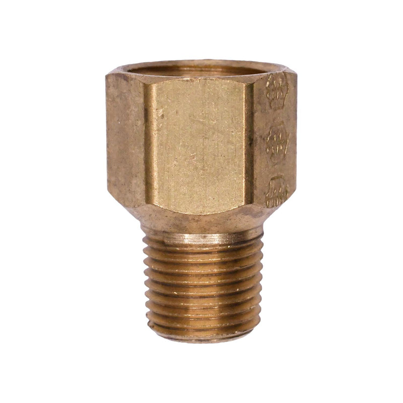 1/8" Brass Threaded Sleeve Double Compression Male Connector Npt Threads, 5/16"
