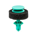 8mmx32mm Green Double Head Push-Type Christmas Tree Retainer, 19mm Head