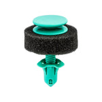 8mmx32mm Green Double Head Push-Type Christmas Tree Retainer, 19mm Head