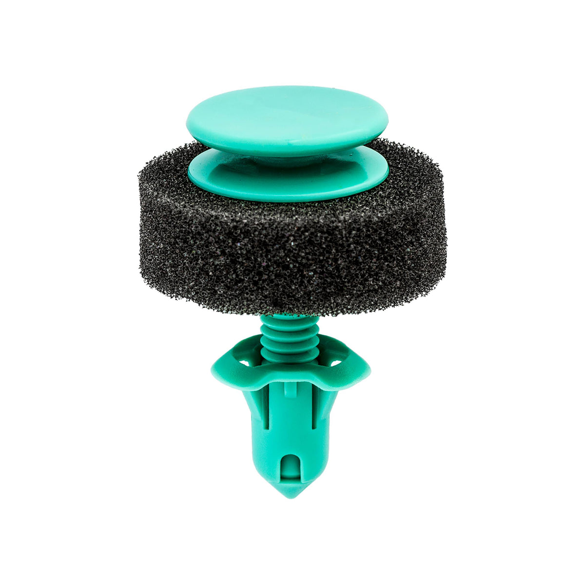 8mmx32mm Green Double Head Push-Type Christmas Tree Retainer, 19mm Head