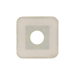 M4.2 White Nylon Screw Grommet, 6mm Hole