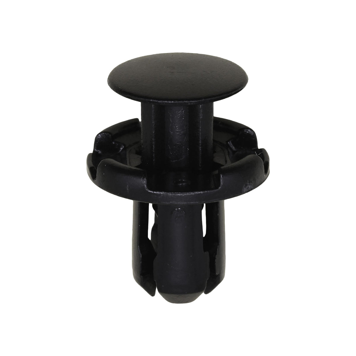 9mmx12mm Black Push-Type Retainer with Drive Pin, 18mm Head