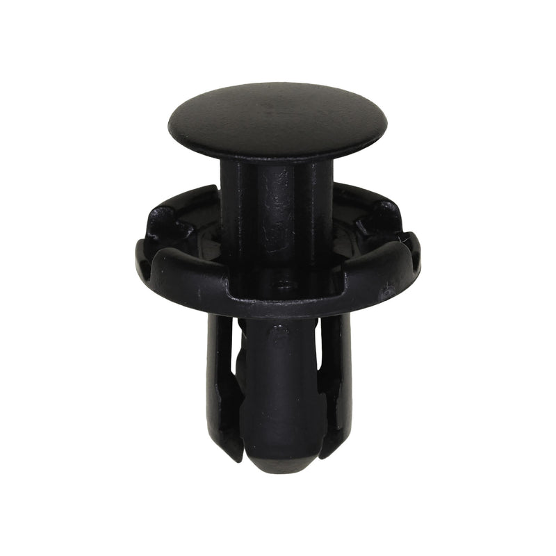 9mmx12mm Black Push-Type Retainer with Drive Pin, 18mm Head
