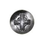 #8x3/8" Phillips Oval Head Tapping Screw, Type A/AB, Chrome