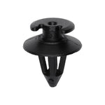 9mmx14mm Black Nylon Double Head Trim Panel Christmas Tree Retainer, 18mm Head