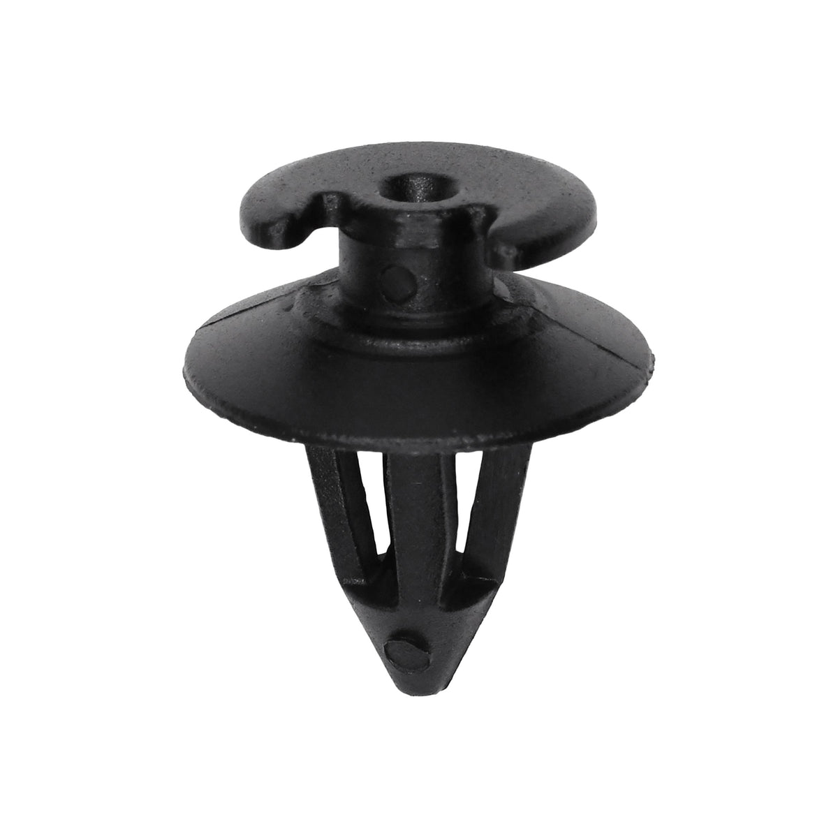 9mmx14mm Black Nylon Double Head Trim Panel Christmas Tree Retainer, 18mm Head