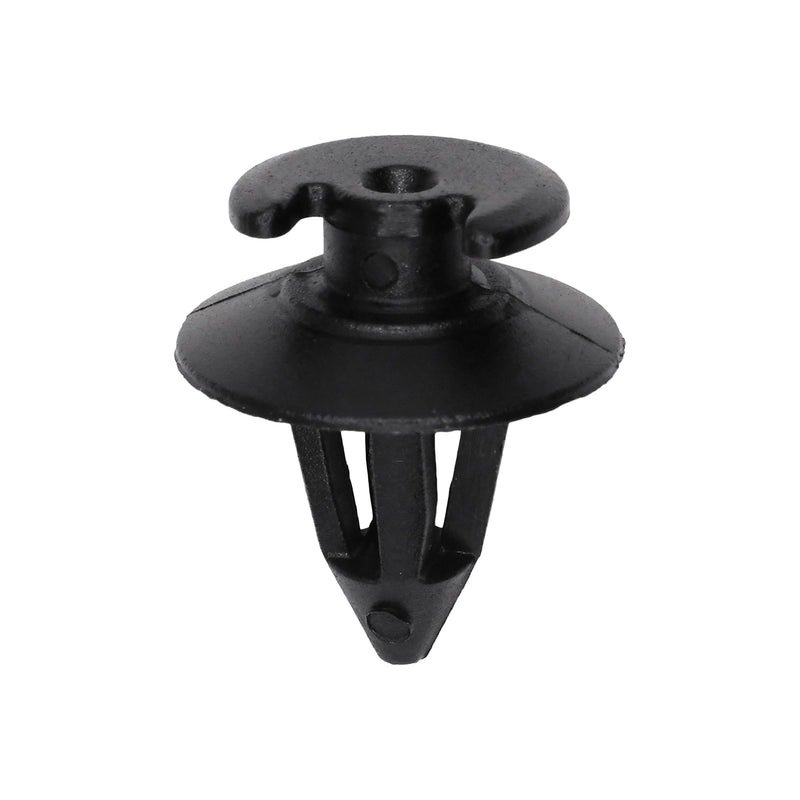 9mmx14mm Black Nylon Double Head Trim Panel Christmas Tree Retainer, 18mm Head