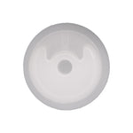 9mmx15mm White Nylon Triple Head Trim Panel Christmas Tree Retainer, 18mm Head