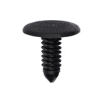 4.5mmx14mm Black Nylon Single Head Splash Shield Christmas Tree Retainer, 15mm Head